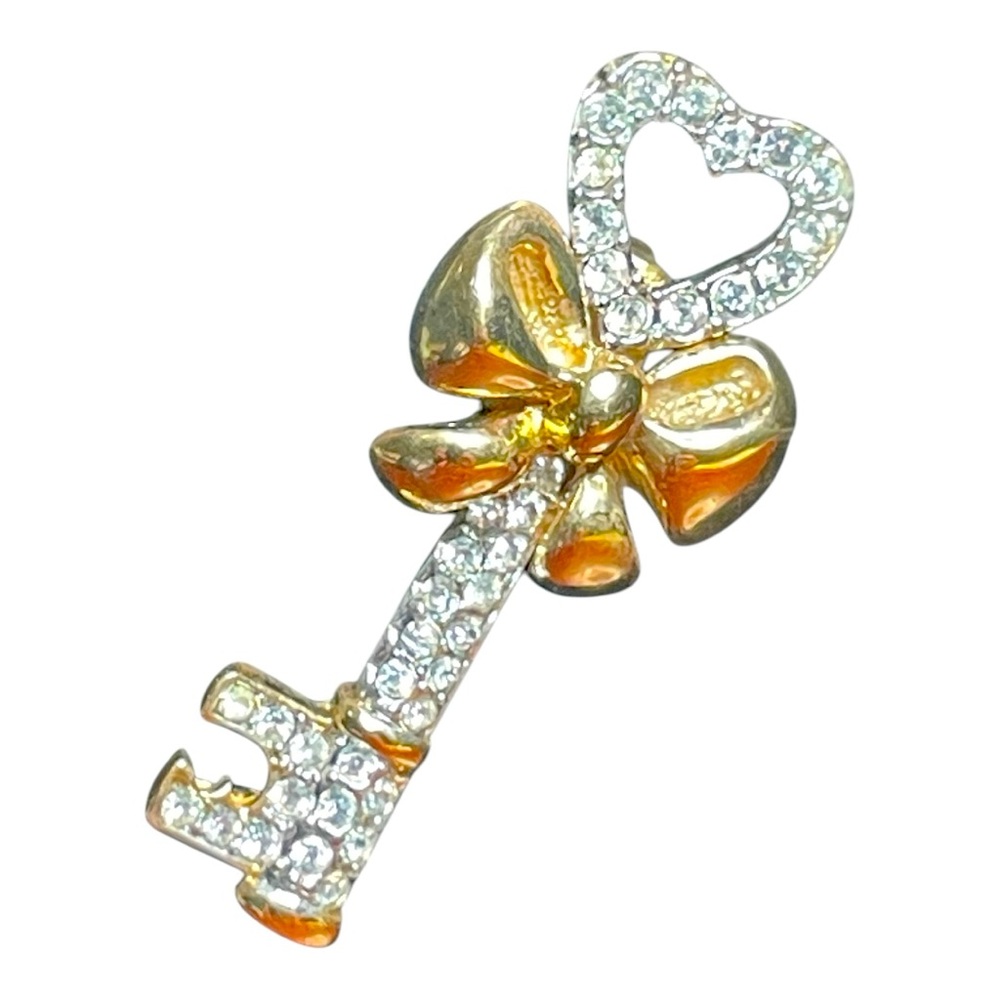 Vintage Key Brooch